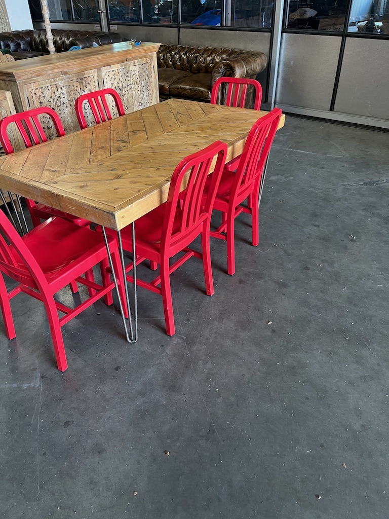 Industriele Tafel 140 cm lang en 80 cm breed