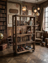 Riviera Maison Old Mill Display Cabinet High