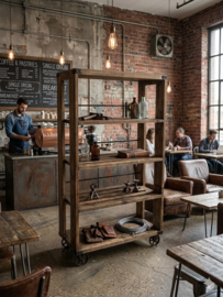 Riviera Maison Old Mill Display Cabinet High