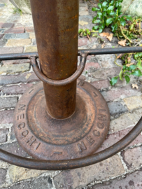 Industriele Necchi barkrukken metaal zitting Leer