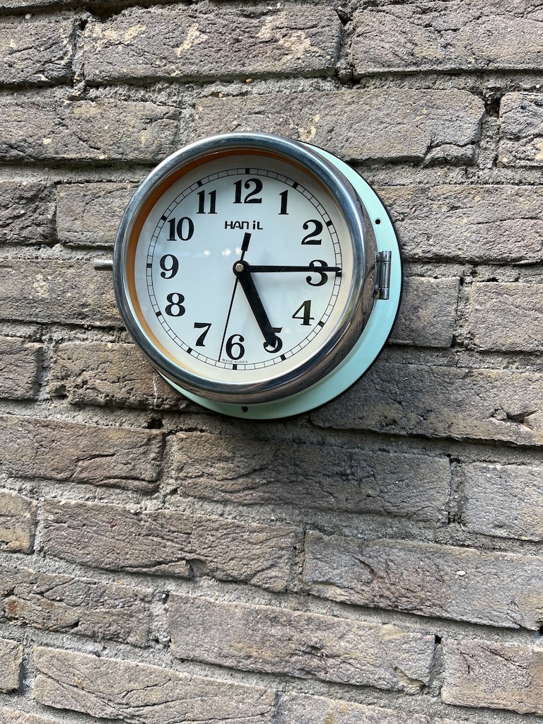 Vintage Unieke Wandklokken Koopvaardijschip