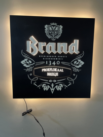 Reclamebord Brand Bier met verlichting Nieuw Zeer Fraai