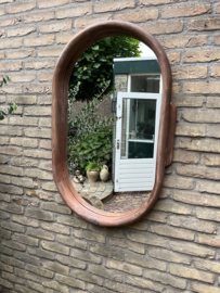 Nieuwe Handcraft Wooden Mirror/Spiegel Uniek