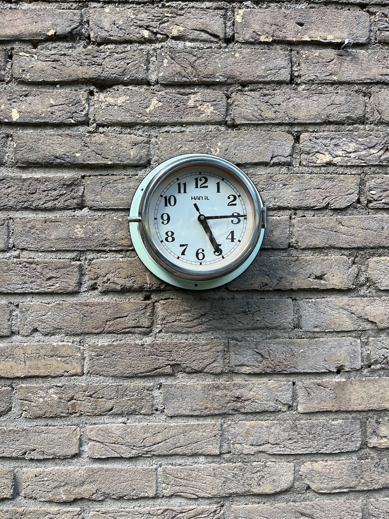 Vintage Unieke Wandklokken Koopvaardijschip