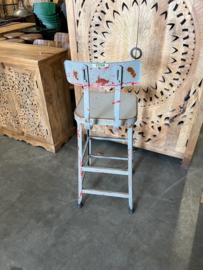 Industriele/Vintage  Lyon barkruk zeer Uniek