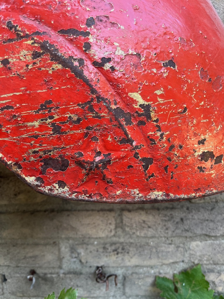Hele Oude Becak(riksja)spatborden erg decoratief