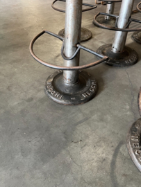 Industriele Necchi barkrukken metaal zitting Hout