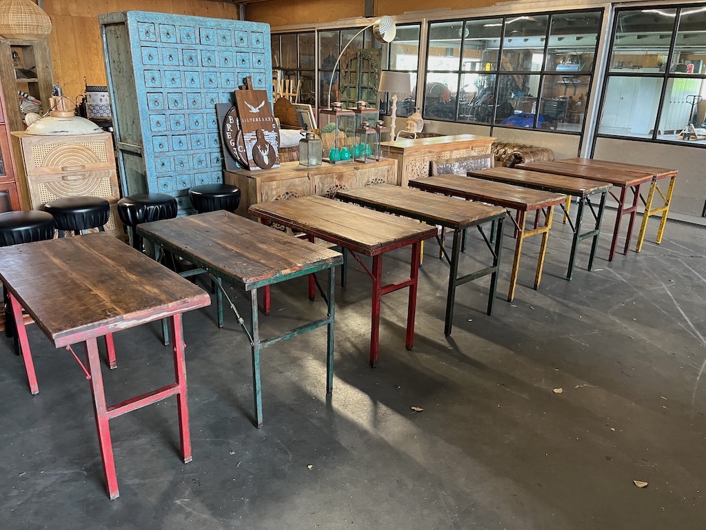 Café inklapbare tafels/bistrotafels/eettafels origineel