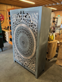 Kast/Buffetkast Houtsnijwerk Ibiza/Boho pracht exemplaar