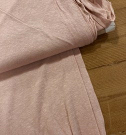 Tricot linnen viscose blend nude pink
