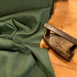 Linnen katoen blend forest green