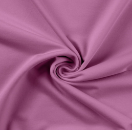 French terry cotton violet