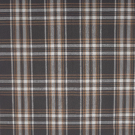 Flanel brushed cotton yarn dyed check