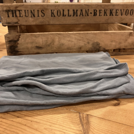 French terry organic dusty blue