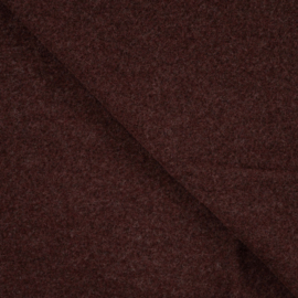 100% boiled wool dark brown