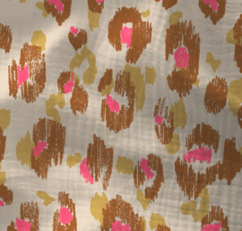 Double gauze Caramel Pink Leo