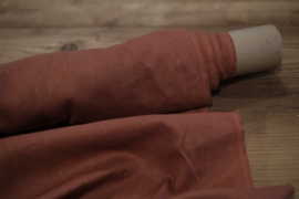 Rusty orange 165 lightweight linen