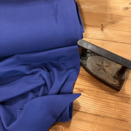 Boordstof organic royal blue