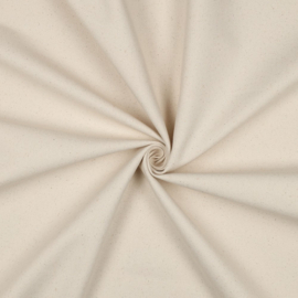 Heavy cotton canvas undyed natural