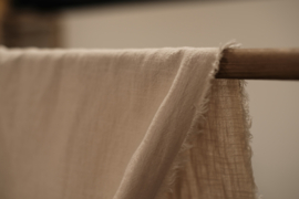 Natural unbleached 250 stonewashed linen
