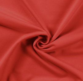 French terry bright red