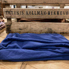 French terry organic royal blue