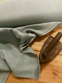 Double gauze dusty mint