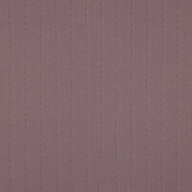 Pointelle tricot dusty mauve