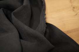 Dusty black 250 stonewashed linen