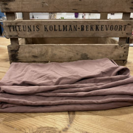 French terry organic cotton dusty mauve