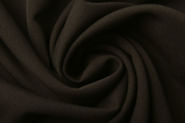 Gabardine viscose marron