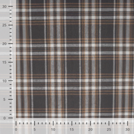 Flanel brushed cotton yarn dyed check