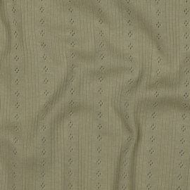 Pointelle tricot pistache green