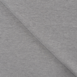 100% katoen wafeltricot grey melange