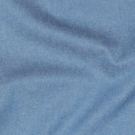 Chambray denim washed blue