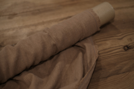 Soft cognac 250 stonewashed linen