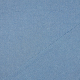 Chambray denim washed blue