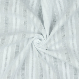 Cotton voile dobby stripes