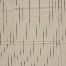 Linnen viscose beige stripes