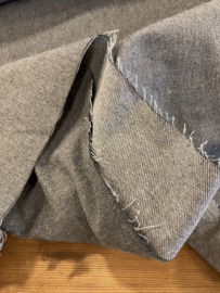10 OZ recycled Cotton denim mid grey