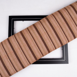 Indian handloom cotton Brown + Dusty pink