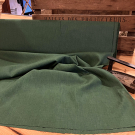 Linnen katoen blend forest green