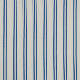 Double gauze bright blue stripes