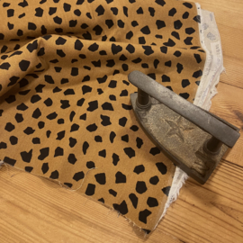 Linnen viscose blend funky brown