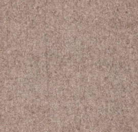 Mantelstof wol kaban dark beige melange