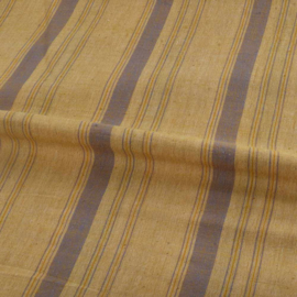 Indian handloom cotton Yellow+Dusty lilac