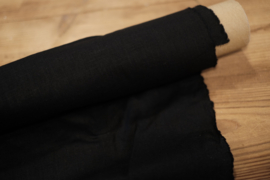 Deep black 165 lightweight linen