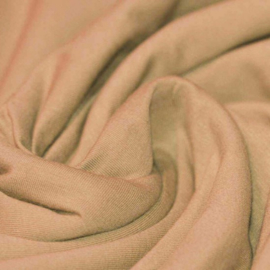 Tricot organic cotton camel