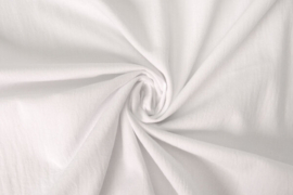 Gewassen voile katoen ecru