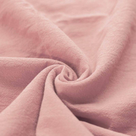 Gewassen katoen Nude pink